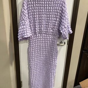 SHEIN Lilac Textured Dress